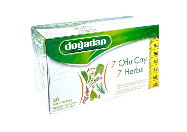 Turkish Dogadan 7 Herbal Tea, 20 Teabags – Sahar Brand