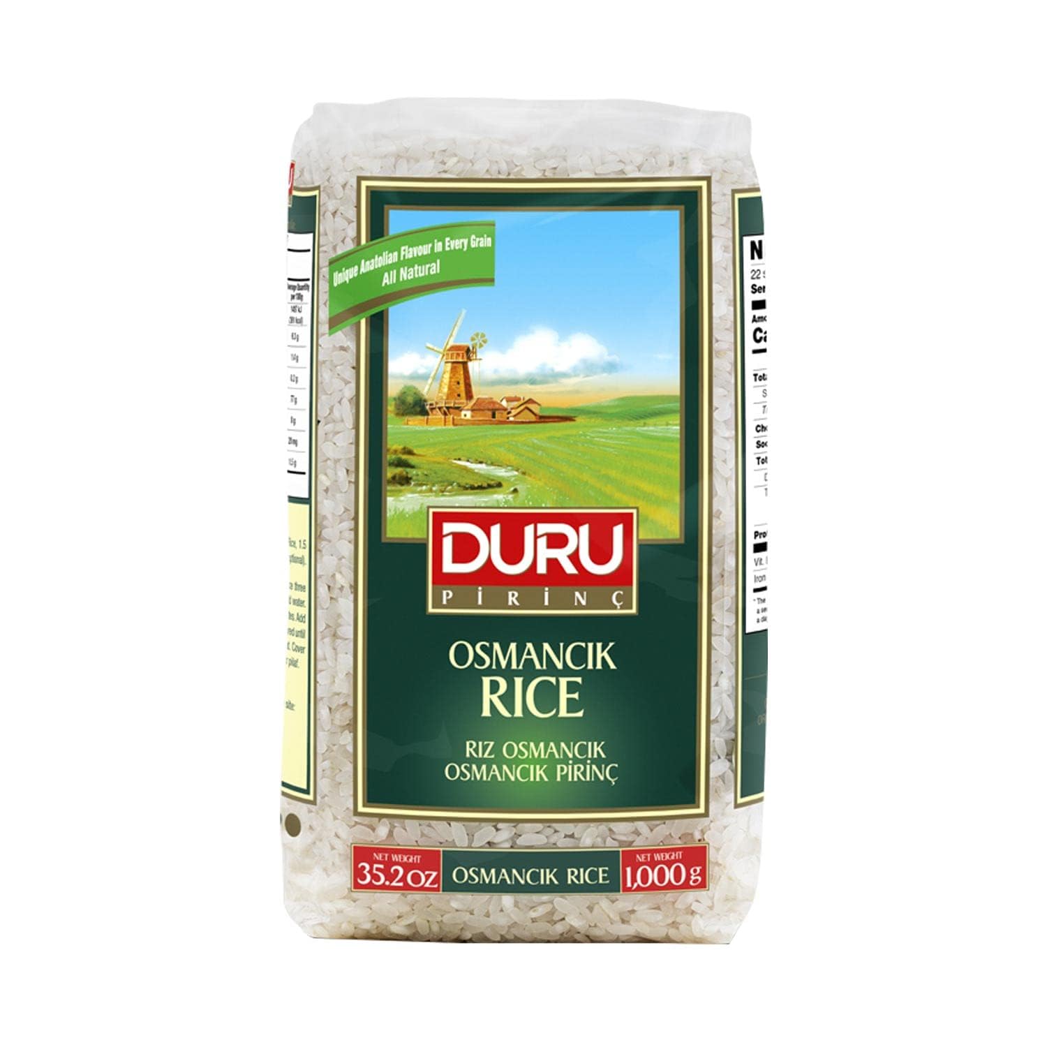 Duru Osmancik Rice 1kg – Sahar Brand