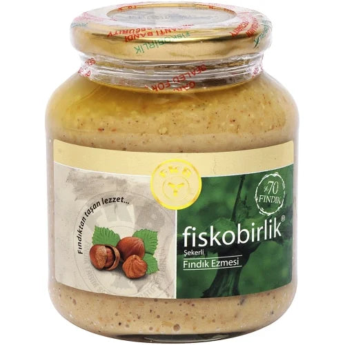 Turkish Hazelnuts Paste With Sugar - 300 Grs By Fiskobirlik