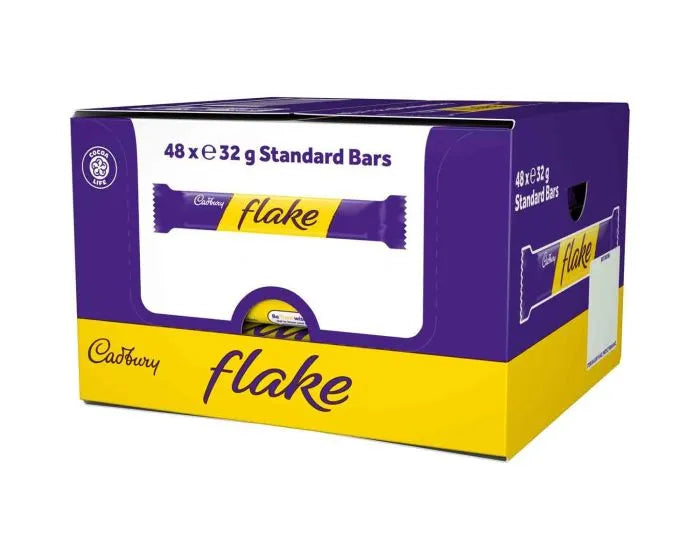 Chocolate Flake Bars Stock Photo